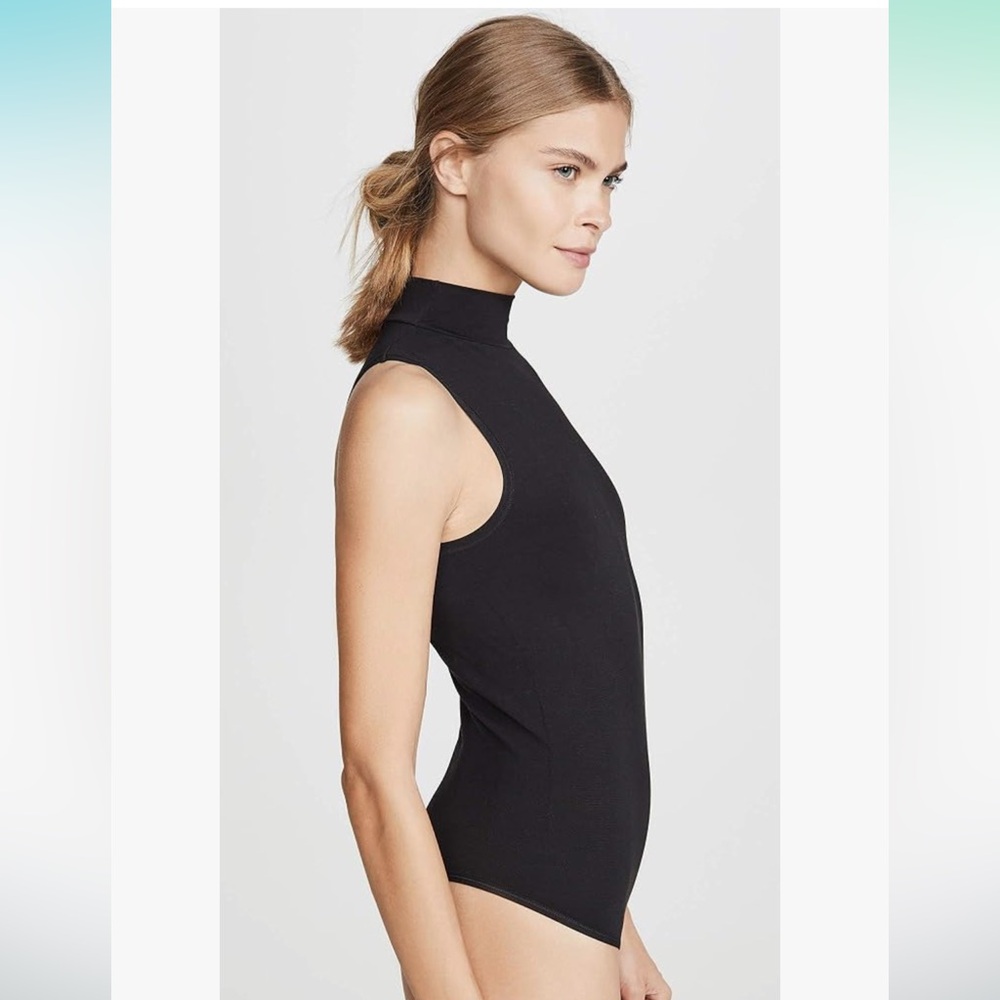 Black Mock Neck Body Suit